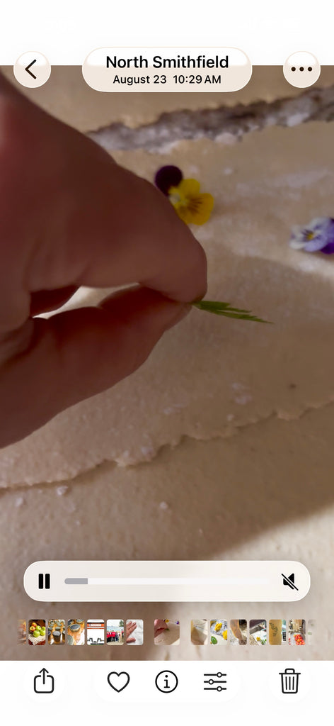 Making Laminated Pasta into Tortelloni, 10/18, 11-1:00