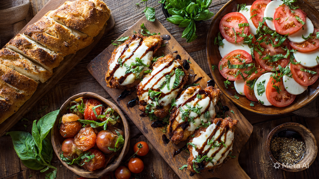 Class: Making Italian Bread, Chicken Parmesan & Caprese Salad